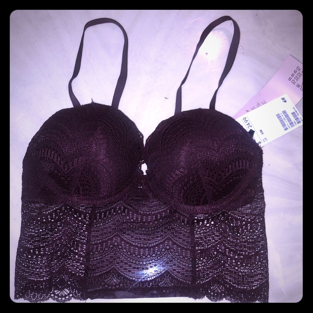 Burgundy Bralette top